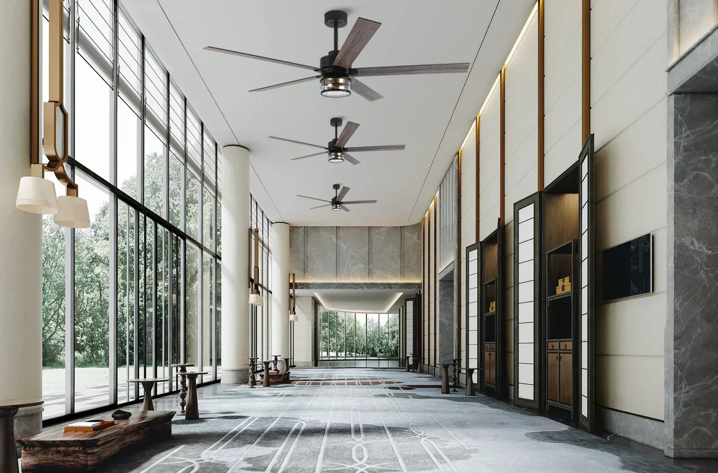 Why Ceiling Fans Are the Unsung Heroes of Hotel Lobbies - Vaczon