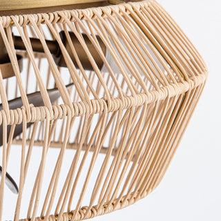 14" Farmhouse DC Motor Flush Mount Reversible Iron Ceiling Fan with LED Lighting and Remote Control - ParrotUncle