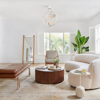 18" Cairns DC Motor Modern Downrod Mount Reversible Ceiling Fan with Lighting and Remote Control - ParrotUncle