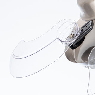 36" Brownesville Modern Chrome Downrod Mount Crystal Ceiling Fan with Lighting and Remote Control - ParrotUncle