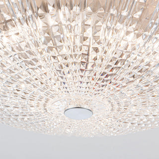 36" Brownesville Modern Chrome Downrod Mount Crystal Ceiling Fan with Lighting and Remote Control - ParrotUncle