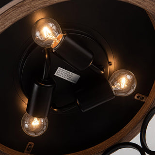 36" Mirelle Farmhouse Downrod Mount Ceiling Fan with Lighting and Wall Control - ParrotUncle