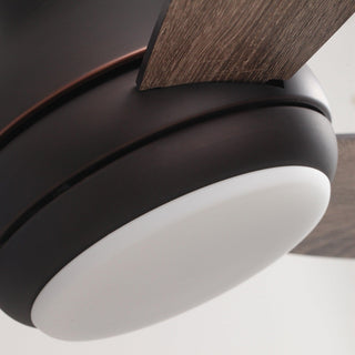 48" Beckette Modern Flush Mount Reversible Ceiling Fan with Lighting and Remote Control - ParrotUncle