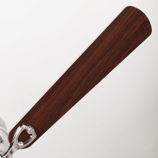 48" Traditional Chrome Flush Mount Reversible Crystal Ceiling Fan with Lighting and Remote Control - ParrotUncle