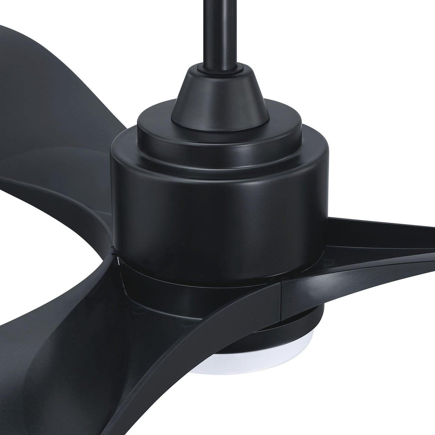 66" Misael Propeller Modern DC Motor Downrod Mount Reversible Ceiling Fan with LED Lighting and Remote Control - ParrotUncle