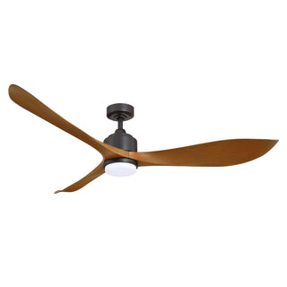 66" Misael Propeller Modern DC Motor Downrod Mount Reversible Ceiling Fan with LED Lighting and Remote Control - ParrotUncle
