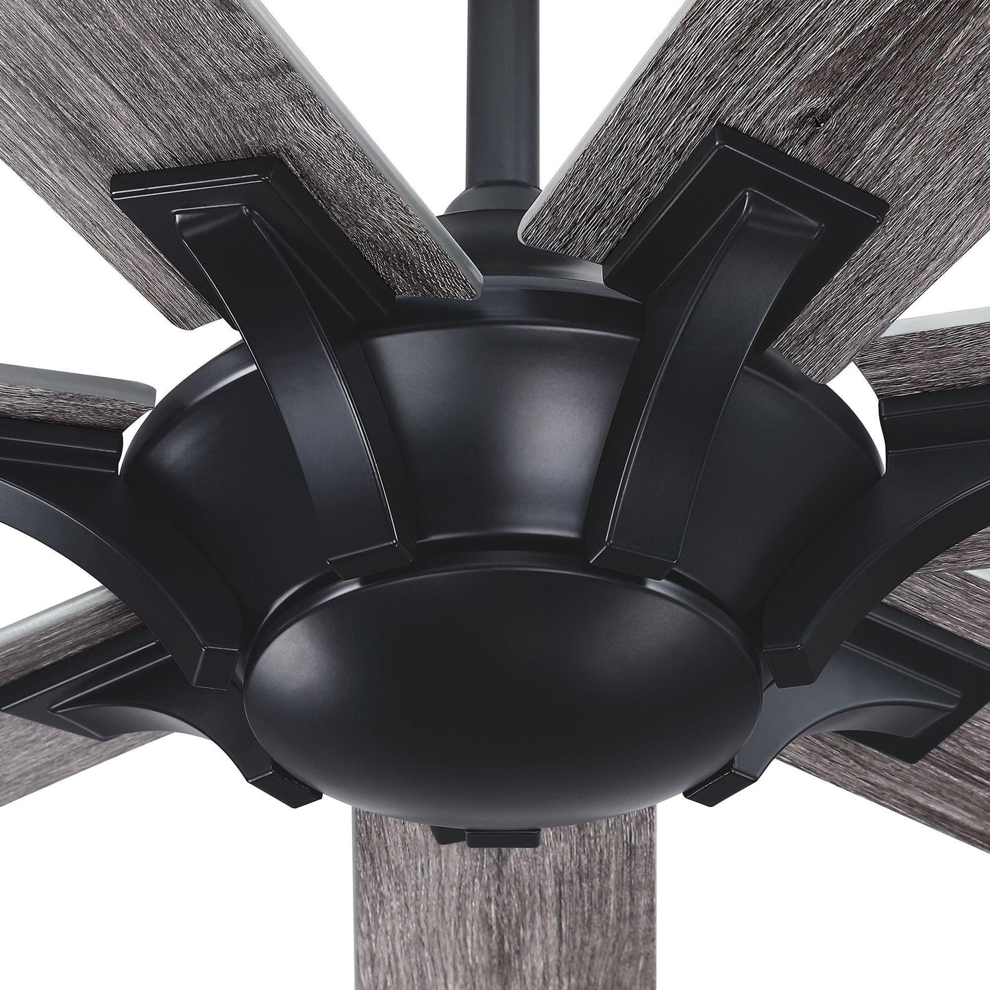 72" Modern DC Motor Brushed Nickel Downrod Mount Reversible Ceiling Fan with Remote Control - ParrotUncle