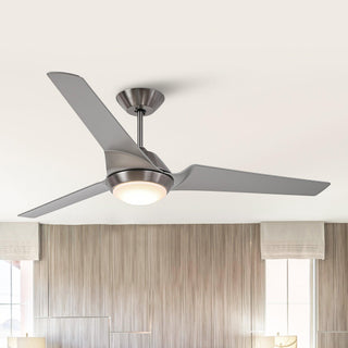 60" DC Motor 3 Blades Wall Control Ceiling Fan with LED Lighting