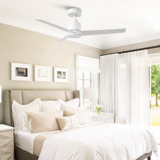 44" White 3 Blades DC Motor Industrial Ceiling fan