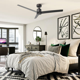 54" 3 Blades DC Motor Ceiling Fan with Remote Control