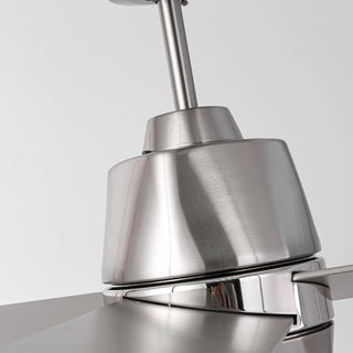 54" 4 Blades Industrial Wall Control Ceiling Fan with LED Lighting