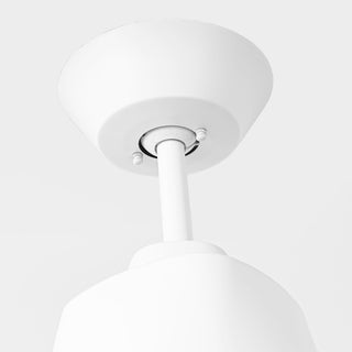 54" 4 Blades Industrial Wall Control Ceiling Fan with LED Lighting