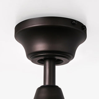 52" Traditional Pull Chain 5 Blades Downrod Flush Mount AC Motor Large Ceiling Fan with Light