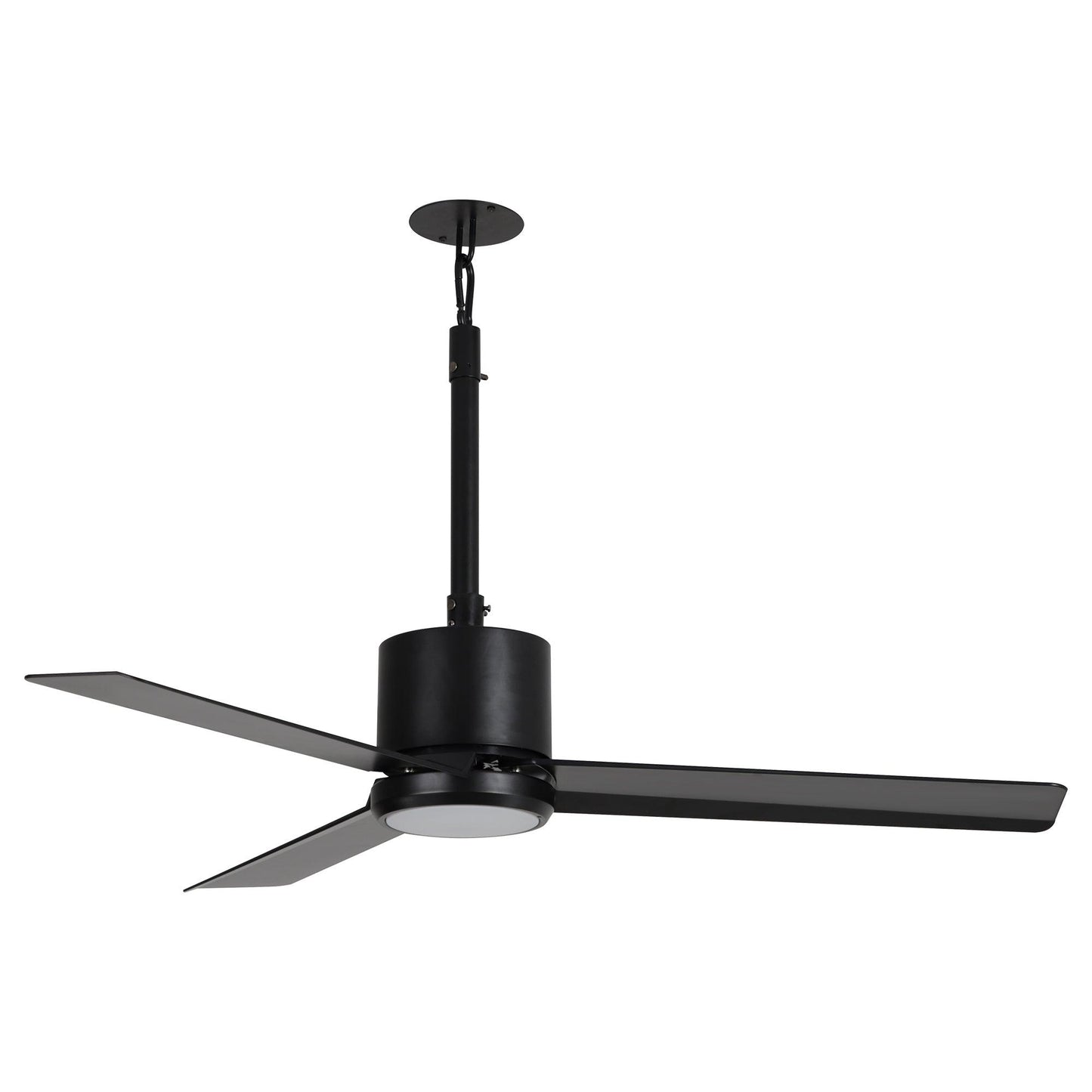 42 Inch Rhine Indoor/Wet Outdoor IP65 Black Anywhere Waterproof Ceiling Fan with LED Light and Convenient Hanging Hook