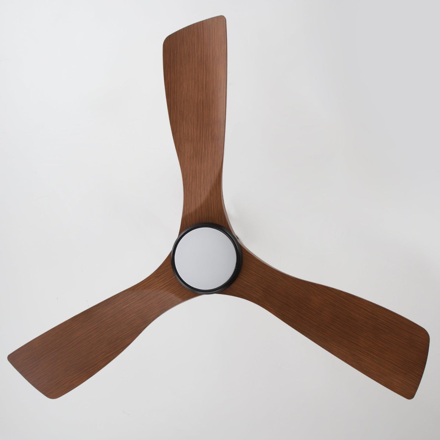 42 Inch Dniester IP65 Outdoor DC Motor Black Modern Hanging Buckle Downrod Ceiling Fan with Light