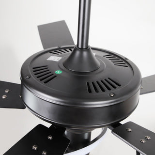 52 Inch Oregon DC Motor Modern Downrod Ceiling Fan with LED Light