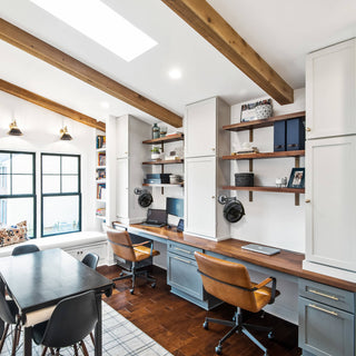 13" Industrial Black Bathroom Ceiling Fan with Pull Chain