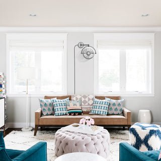 13" Industrial White Bathroom Ceiling Fan with Pull Chain