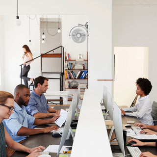 13" Industrial White Bathroom Ceiling Fan with Pull Chain