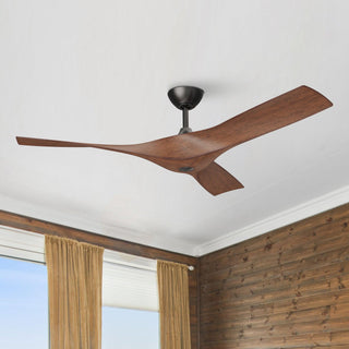 52" Wesley DC Motor Downrod Mount Reversible Ceiling Fan with Remote Control