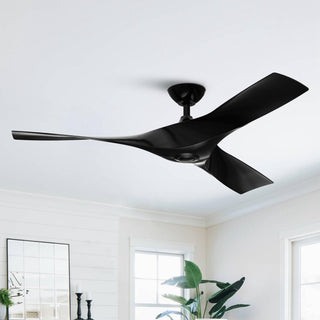 52" Wesley DC Motor Downrod Mount Reversible Ceiling Fan with Remote Control