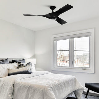 52" Wesley DC Motor Downrod Mount Reversible Ceiling Fan with Remote Control