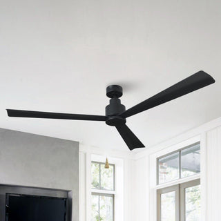 52" Zelda Downrod Mount DC Motor Industrial Ceiling Fan with Remote Control