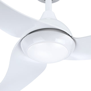 52" Industrial DC Motor Reversible Ceiling Fan with LED Lighting and Remote Control