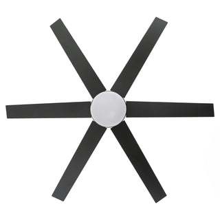 60" Volga DC Motor 6 Blades Modern Downrod Mount Ceiling Fan with Remote Control