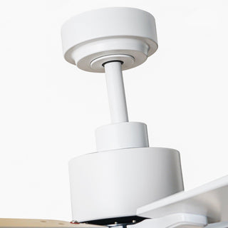 72 Inch Elbe Modern Downrod Mount Ceiling Fan with Light and Remote Control