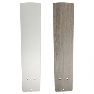 Vaczon 52 Inch Double-sided Blades Downrod Mount Modern Ceiling Fan with Remote Control and LED Light