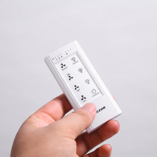 42" IP54 Outdoor Hanging Buckle Downrod LED Fan with APP & Remote Control