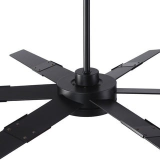 60" Industrial Double-sided Blades LED Ceiling Fan with APP & Remote Control
