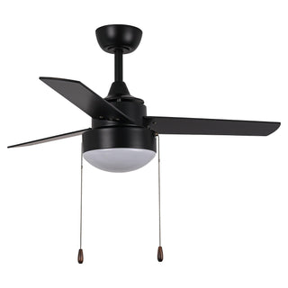 42" Vaczon 3 Blades Traditional Ceiling Fan with Pull Chain