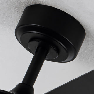 Vaczon 48" 5 Blades Industrial Modern Style DC Motor Ceiling Fan with LED Lighting and Remote Control