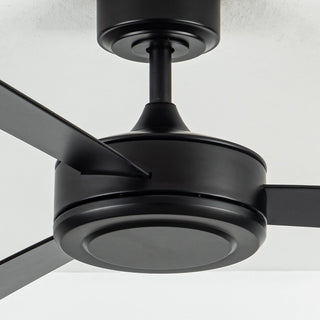 Vaczon 52" 3 Blades Industrial Downrod Mount Ceiling Fan with Remote Control