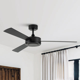 Vaczon 52" 3 Blades Industrial Downrod Mount Ceiling Fan with Remote Control