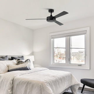 Vaczon 52" 3 Blades Industrial Downrod Mount Ceiling Fan with Remote Control