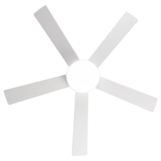 Vaczon 48" 5 Blades Industrial Modern Style DC Motor Ceiling Fan with LED Lighting and Remote Control