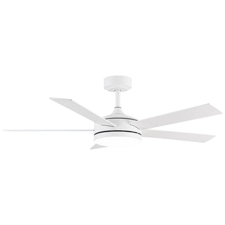 Vaczon 48" 5 Blades Industrial Modern Style DC Motor Ceiling Fan with LED Lighting and Remote Control