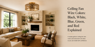 Ceiling Fan Wire Colors: Black, White, Blue, Green, and Red Explained - Vaczon