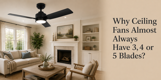 Why Ceiling Fans Almost Always Have 3,4 or 5 Blades? - Vaczon