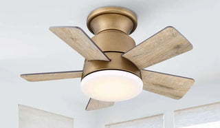 Farmhouse Ceiling Fans: Flush-Mount or Downrod? - Vaczon