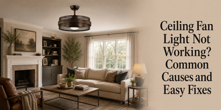 Ceiling Fan Light Not Working? Common Causes and Easy Fixes - Vaczon
