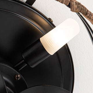 13" Farmhouse Flush Mount Reversible Ceiling Fan with Lighting and Remote Control - Vaczon