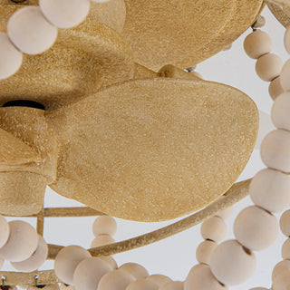 13" Farmhouse DC Motor Flush Mount Reversible Ceiling Fan with Lighting and Remote Control - Vaczon