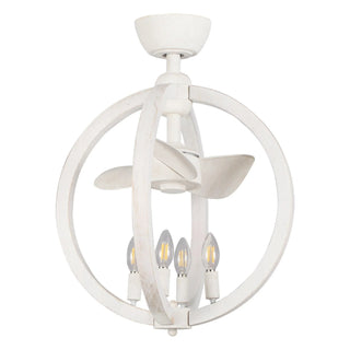 18" Cairns DC Motor Modern Style Downrod Mount Reversible Ceiling Fan with Lighting and Remote Control - Vaczon