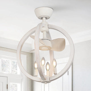 18" Cairns DC Motor Modern Style Downrod Mount Reversible Ceiling Fan with Lighting and Remote Control - Vaczon