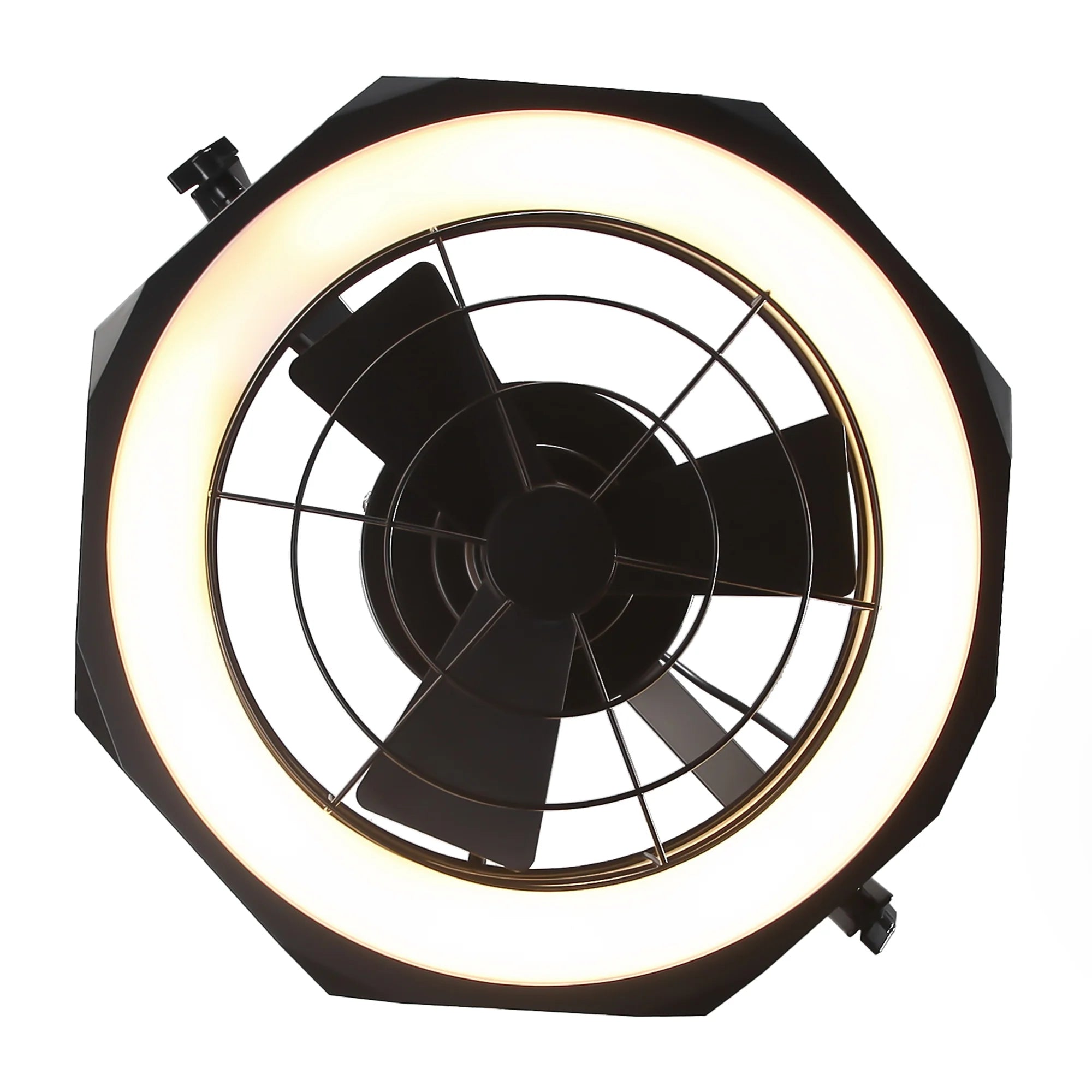 20 Inch Doris Downrod Fan Wall Mount Fan with LED Light and Remote Control
