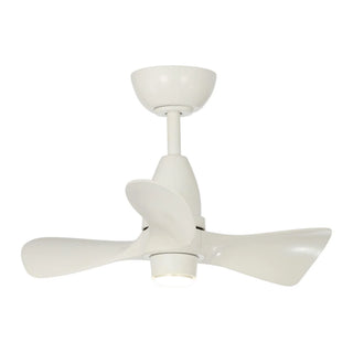 28" Kwang Rustic DC Motor Downrod Mount Reversible Ceiling Fan with LED Lighting and Remote Control - Vaczon